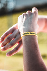 Yellow Smilinggg Wristband