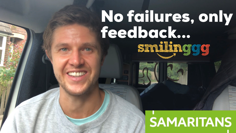 No failures, only feedback...